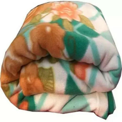 Sweven Printed Single Fleece Blanket for  Mild Winter(Microfiber, Multicolor)