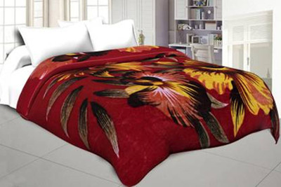 SIMAM Abstract Double Mink Blanket for  Mild Winter(Microfiber, Multicolor 688)