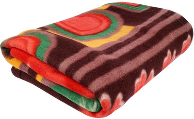 Anadhika Printed Single Fleece Blanket for  AC Room(Polyester, Single Bed 1 pcs Fleece Multi 3)