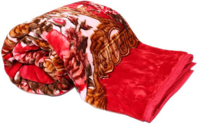 Changers Solid Single Mink Blanket for  Heavy Winter(Microfiber, Multicolor)