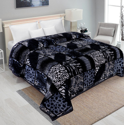 SIMAM Abstract Double Mink Blanket for  Heavy Winter(Microfiber, Printed 96)