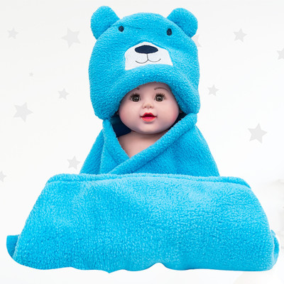 SIDLY PIDLY Solid Crib AC Blanket for  AC Room(Microfiber, FIROZI)