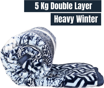 kirshinaENTERPRISES Printed King Weighted Blanket for  Heavy Winter(Polyester, Multicolor - 8)