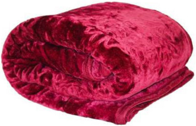 SIMAM Abstract Double Mink Blanket for  Mild Winter(Microfiber, Maroon 87)