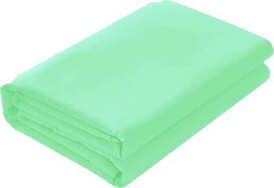 ChadarMart Solid Queen Top Sheet for  AC Room(Cotton, Green)