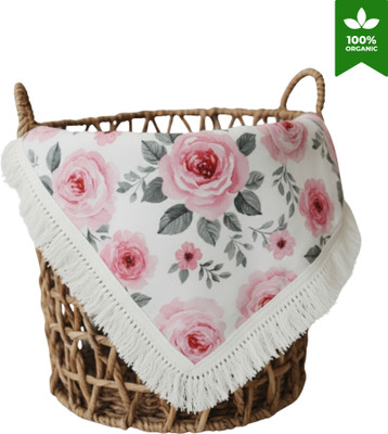 Timmy & Tammy Floral Crib Dohar for  Mild Winter(Cotton, Pink Rose)