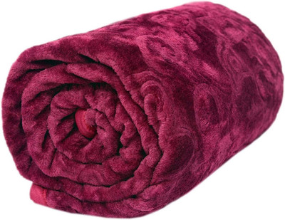 V.R.ENTERPRISES Floral Double Mink Blanket for  Heavy Winter(Polyester, Multicolor)