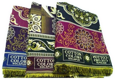 Cotton colors Self Design, Motifs, Floral Single Top Sheet for  AC Room(Cotton, Multicolor)