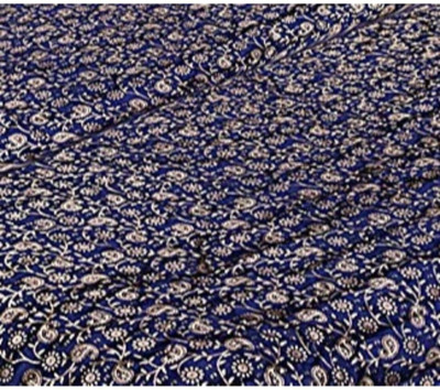 shree karni export Abstract Double Comforter for  AC Room(Microfiber, Blue)