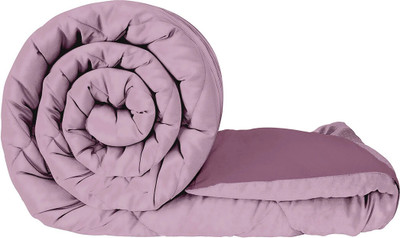 Story@home Solid Single Comforter for  AC Room(Microfiber, Plum, Lilac)