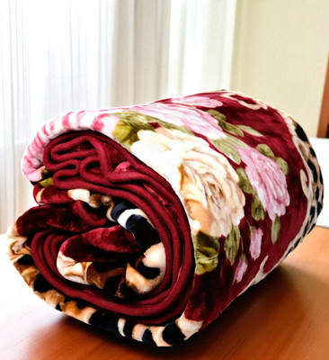 Changers Solid Single Mink Blanket for  Heavy Winter(Microfiber, Multicolor)