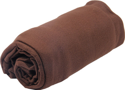 Hot Dealzz Solid Single AC Blanket for  Mild Winter(Polyester, Coffee)