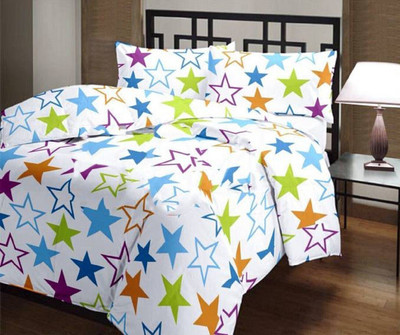 SUNJES Geometric Single Dohar for  Mild Winter(Poly Cotton, Multicolor)