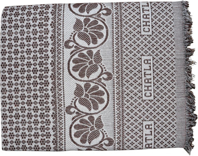 MH MAHALAXMI HANDLOOM Solid Double AC Blanket for  AC Room(Cotton, Coffee 1)