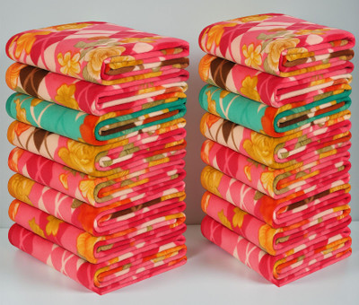 Home Stylish Printed Single Fleece Blanket for  Mild Winter(Polyester, Multi Printed)