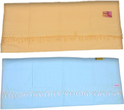 DRISHTI Solid Single AC Blanket for  AC Room(Cotton, Light Blue, Yellow)