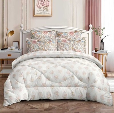 Exotica International Floral Single Comforter for  Mild Winter(Poly Cotton, EI_FLOWERS)