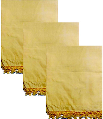 Aakriti Handloom Solid Single Top Sheet for  Mild Winter(Microfiber, Yellow)