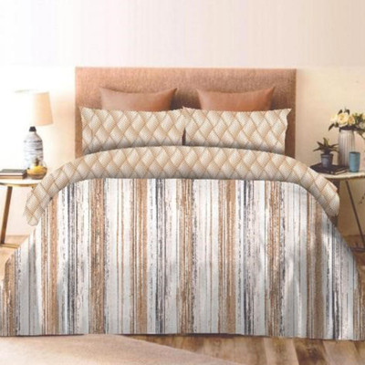 KWALITY DREAMS Geometric Single Comforter for  AC Room(Cotton, Yellow with White1)
