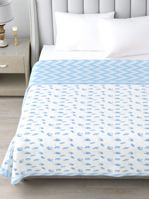 Barbarikk Floral Double Dohar for  AC Room(Cotton, Multi-PHM-4)