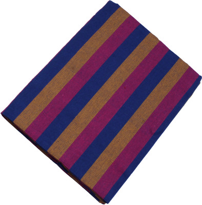 Tharunsha Elite Striped Single AC Blanket for  Mild Winter(Cotton, Pink Blue)