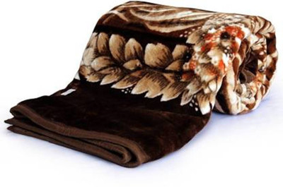 SIMAM Printed Double Mink Blanket for  Mild Winter(Microfiber, Multicolor)