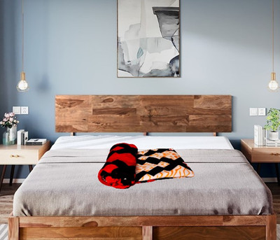 BLAN STAR 3D Printed Double AC Blanket for  AC Room(Fur, Multicolor659)