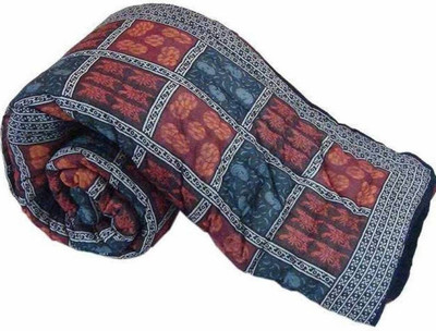 shree karni export Checkered Single Quilt for  Heavy Winter(Woollen Blend, Multicolor)