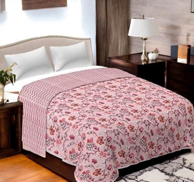 Relaxfeel Floral Double Dohar for  Mild Winter(Microfiber, Multicolor)