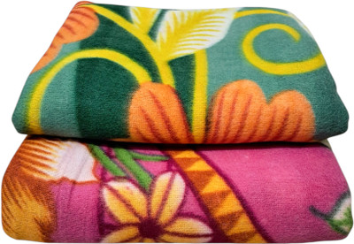 hyponicaim Floral Single AC Blanket for  Mild Winter(Polyester, Multicolor)