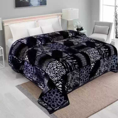 BHEBHA Abstract Double Mink Blanket for Heavy Winter(Microfiber, PRI 694)
