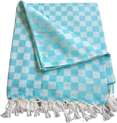 Aakriti Handloom 3D Printed Queen Comforter for  AC Room(Silk, Sky Blue)