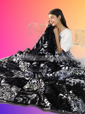 SIMAM Abstract Double Mink Blanket for  Heavy Winter(Microfiber, Printed 95)