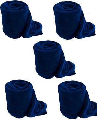 MFI Printed Single Fleece Blanket for  Mild Winter(Microfiber, Multicolor2)