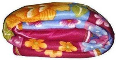 Sweven Printed Single Fleece Blanket for  Mild Winter(Microfiber, Multicolor)