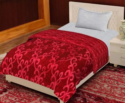 shree karni export Floral Single Comforter for  Heavy Winter(Microfiber, Multicolor)