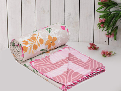 Flipkart SmartBuy Printed Single Dohar for  AC Room(Microfiber, Sky Blue,Pink,Yellow)