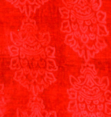 Aorihome Floral Single Mink Blanket for  Heavy Winter(Microfiber, Red)