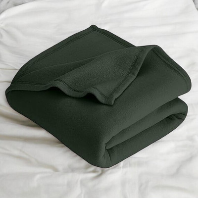 CHANDRAVATI Solid Single AC Blanket for  AC Room(Polyester, Green)