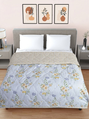 Fabinaliv Floral Double Comforter for  AC Room(Poly Cotton, Multicolor)