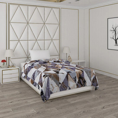MONTE CARLO Printed Single Mink Blanket for  Heavy Winter(Polyester, Multicolor)