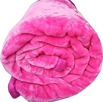 SIMAM Abstract Double Mink Blanket for  Mild Winter(Microfiber, Pink)