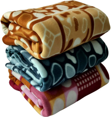 WARMZY Floral Single Throw for  Mild Winter(Polyester, Multi2)