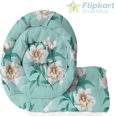 Flipkart SmartBuy Floral Single AC Blanket for  AC Room(Microfiber, Mint Green)