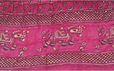 shree karni export Abstract Double Mink Blanket for  AC Room(Microfiber, Pink)