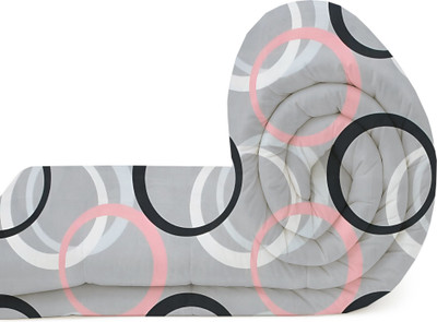 ivaza Floral King AC Blanket for  AC Room(Cotton, Grey Black)