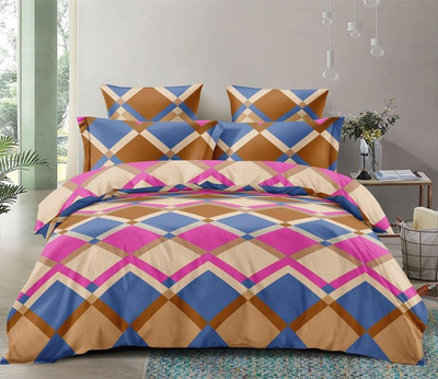 KUBER INDUSTRIES Geometric Double Comforter for  AC Room(Cotton, Multicolor)