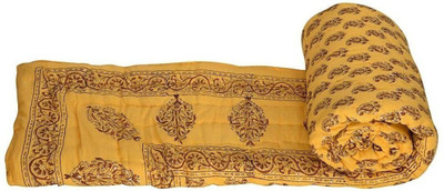 shree karni export Floral Double Quilt for  Heavy Winter(Cotton, Multicolor)
