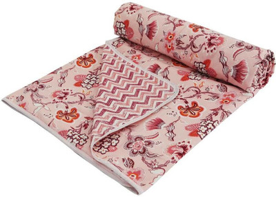 shree karni export Floral Double AC Blanket for  AC Room(Microfiber, Multicolor)