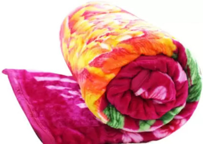 ACZO FEEL Solid Double Mink Blanket for  Heavy Winter(Microfiber, Multicolor)
